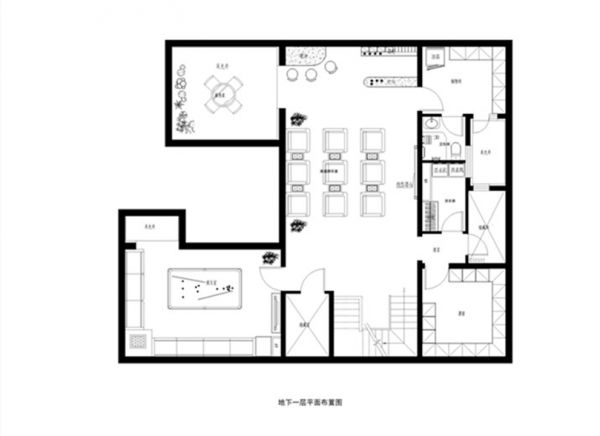 西斯莱公馆楼451平完美家装中式古典效果图