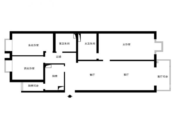 远洋德邑155平中式古典风格案例赏析