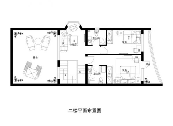 瑞海姆度假村265平简约时尚大宅案例效果图