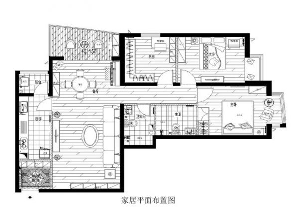 十里堡东里150平欧式古典风格案例赏析