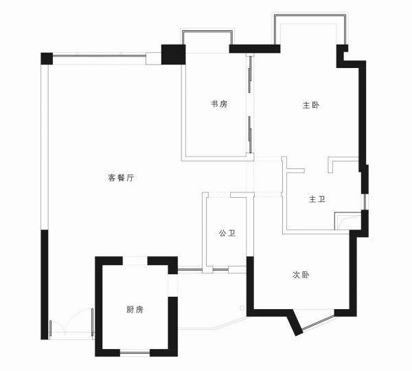 116平米现代简约住宅