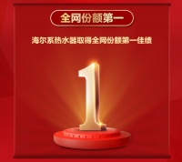 引领高端趋势 海尔系热水器618斩获全网份额第一
