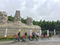 吴文化第一山公益清洗,Karcher德国卡赫呼吁文物保护