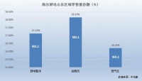 中怡康38周数据:海尔厨电山东市场销量第一