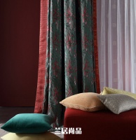 【玉兰】玉兰家居·兰居尚品窗帘松花绿