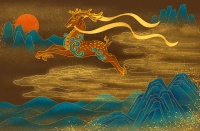 新浪精选：可罗雅—独幅《灵鹿》