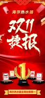 热水器双11:海尔系多品类第一