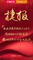 2019双十一,卡贝勇攀高峰