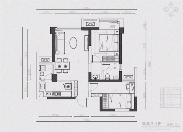 69平北欧风两居室