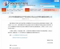 和也荣获“2019年度国家知识产权示范企业”