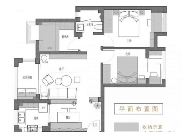 76m?精装房改造案例，清新淡雅的休闲小家