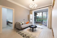 90平米储物兼美观的北欧两居室装修