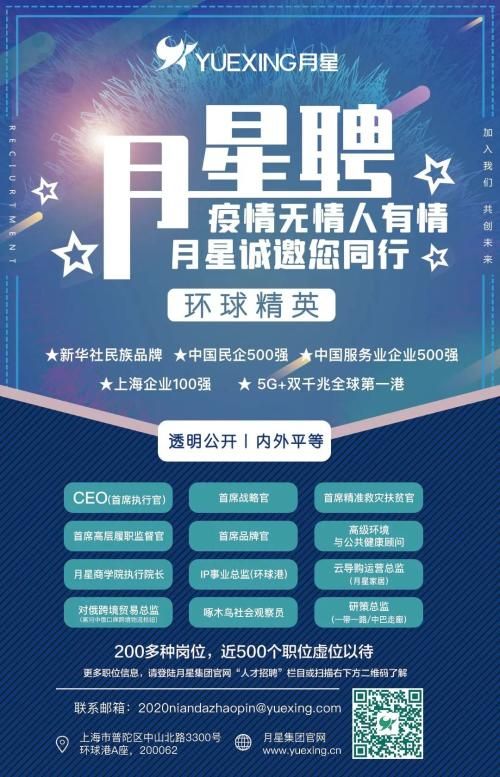 月星集团发布“环球精英”人才竞聘计划