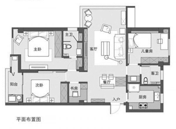 118㎡日式MUJI风三居室，高颜值与强收纳