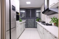 这样的厨房设计真好看 柏厨厨柜醉花间实拍效果图