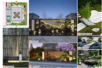 嘉禾田案例星河时代别墅花园景观方案设计