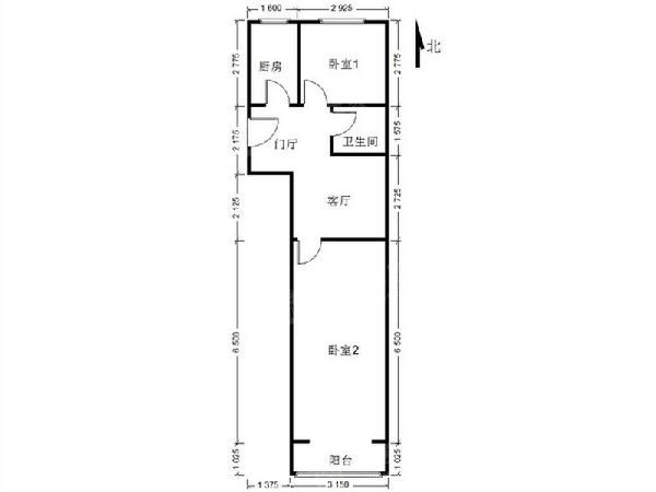 八里庄北里北欧平层