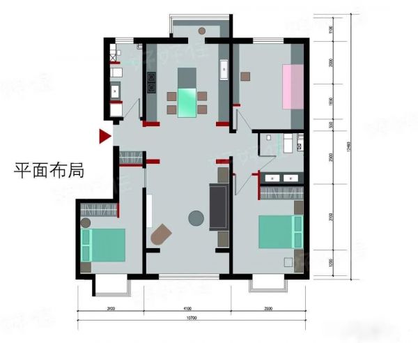 这个75万打造的100㎡小三居 三代同住完全不显拥挤