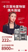 卡贝家居携手薇娅，销售额突破222万！