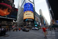 展示中国质造形象，蒙娜丽莎亮相纽约时代广场