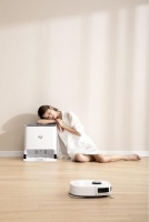 美的智能扫地机器人W11扫拖吸洗烘一体省电更省心