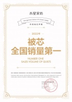 芯之所向丨水星家纺实力领跑,2022年被芯全国销量第一