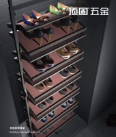 顶固梦系列多层旋转鞋架,旋转中的智慧收纳