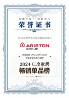 2024年度家居畅销单品揭晓! 阿里斯顿CARES ONE COZY舒逸智慧热水冷凝炉引领热水采暖新风尚