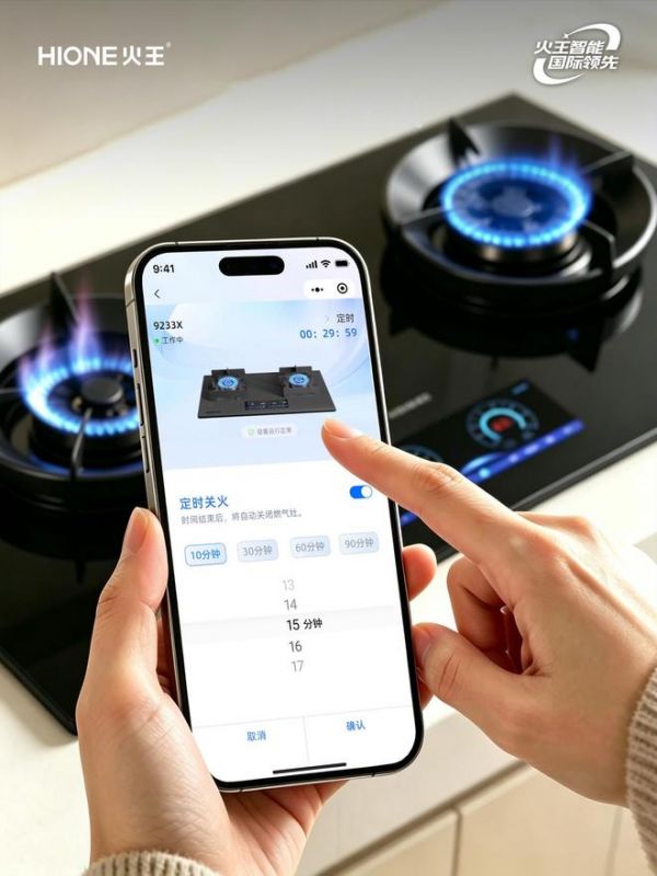 火王智能灶:暂时离开,火王让你看见状态